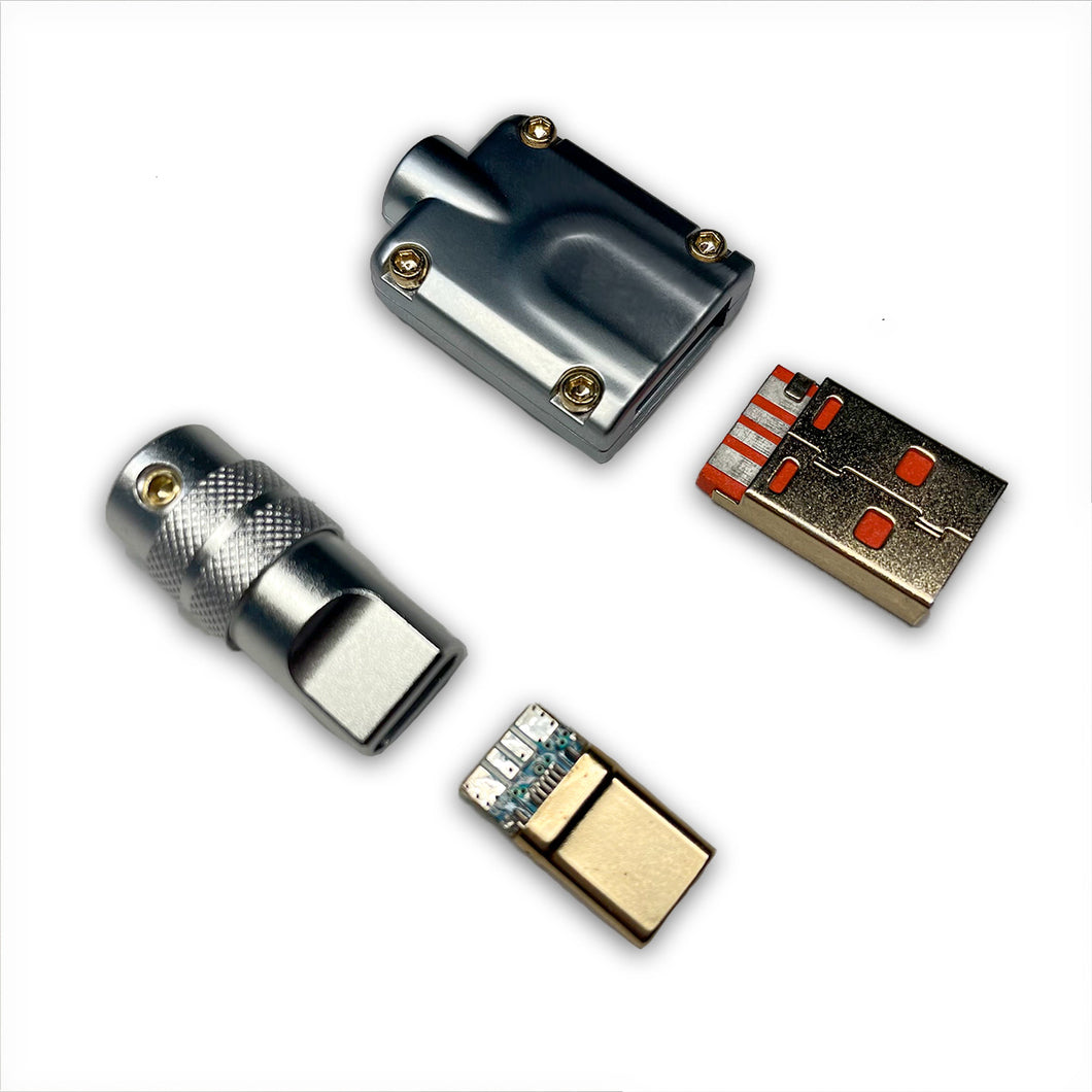 USB-C + USB-A with Metal Shell Connector Set
